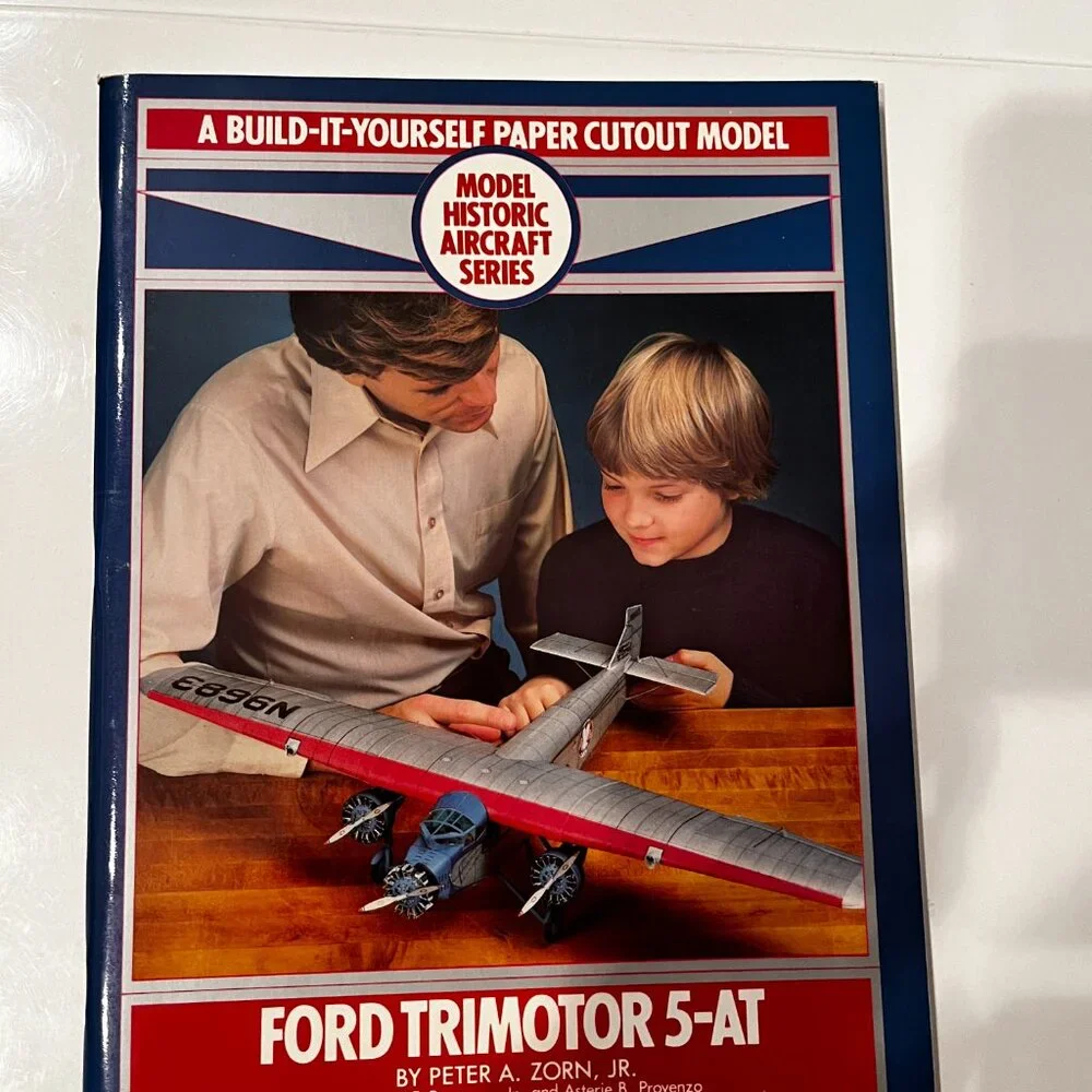Paper Cutout Model – Ford‎ Trimotor 5-AT (Build-It-Yourself, 1982) – New